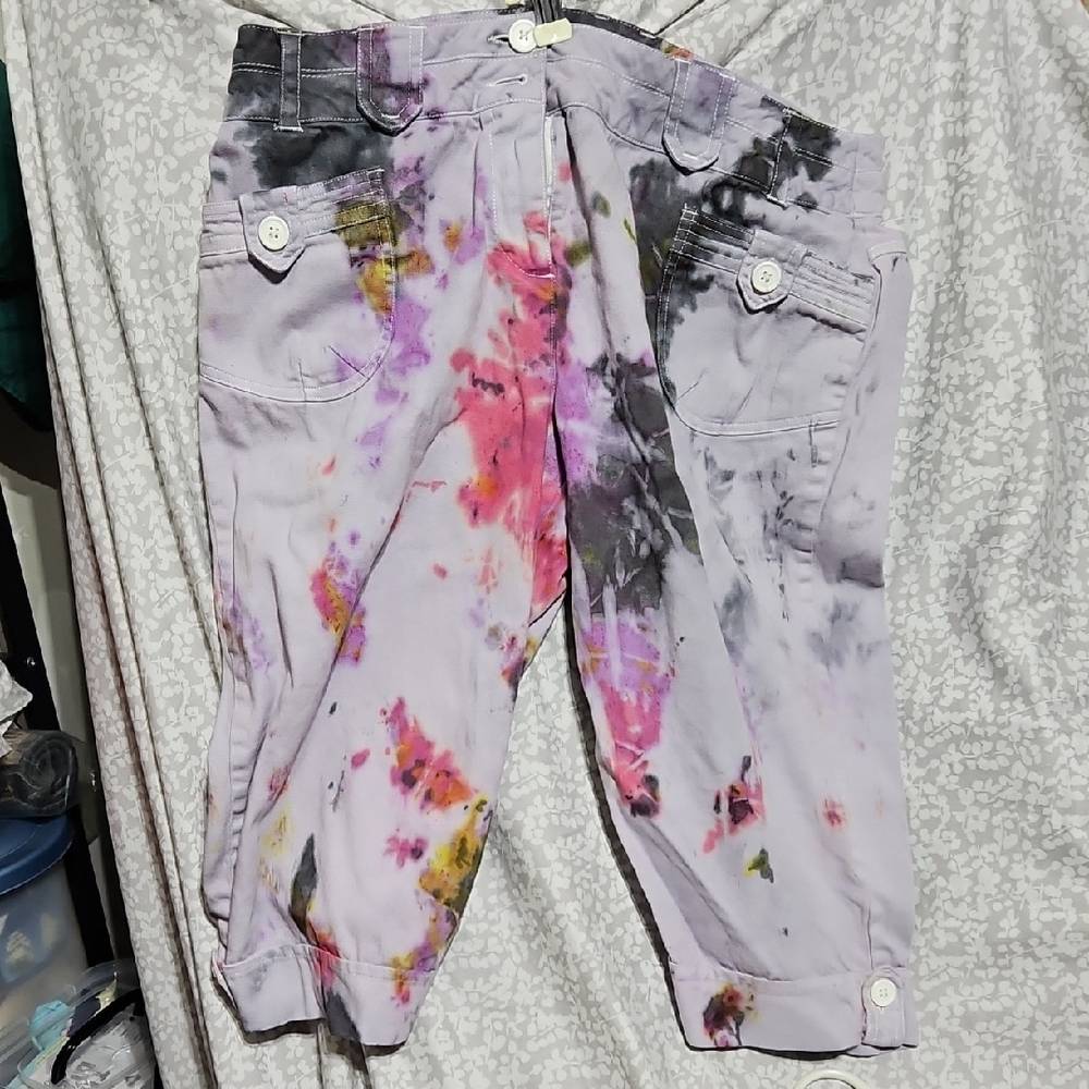 Colorful Tie-Dye Womans Pants